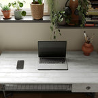 Abyssaly Peel and Stick Wallpaper 17.7" X 118" Thickened White Gray Wood - Image 8