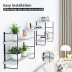 MXCSE Wall Shelves, Wall Mounted Bookshelves, DIY Floating Shelves - Image 8