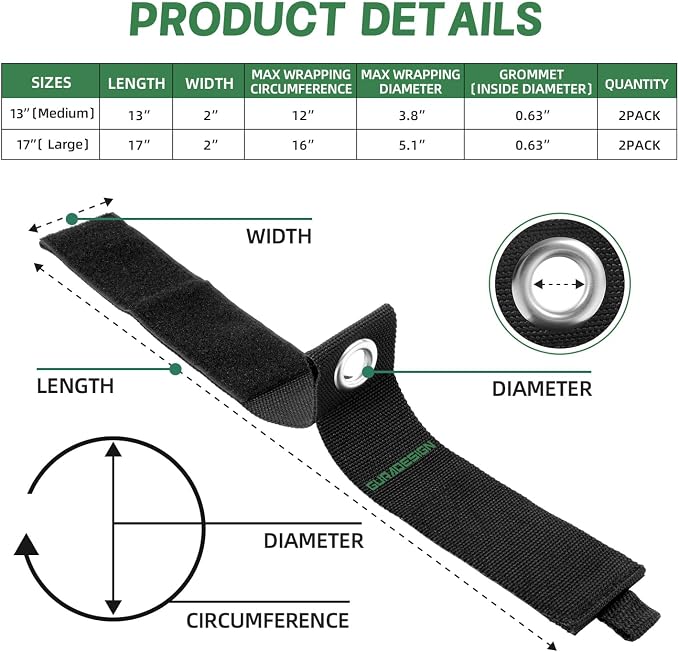 GURADESIGN 4-Piece Garage Hooks Wall Mount Storage Hanger - Image 6