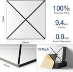 18 Pack Self-Adhesive Acoustic Panels, High-Density Soundproof Wall Panels - Image 4