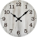Wall Clock, Modern Wall Clocks Battery Operated, Silent Non Ticking Clock by wallclock