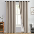 Yakamok 100% Blackout Curtain Panels 84 inches Cold and Light Blocking Drapes by Yakamok