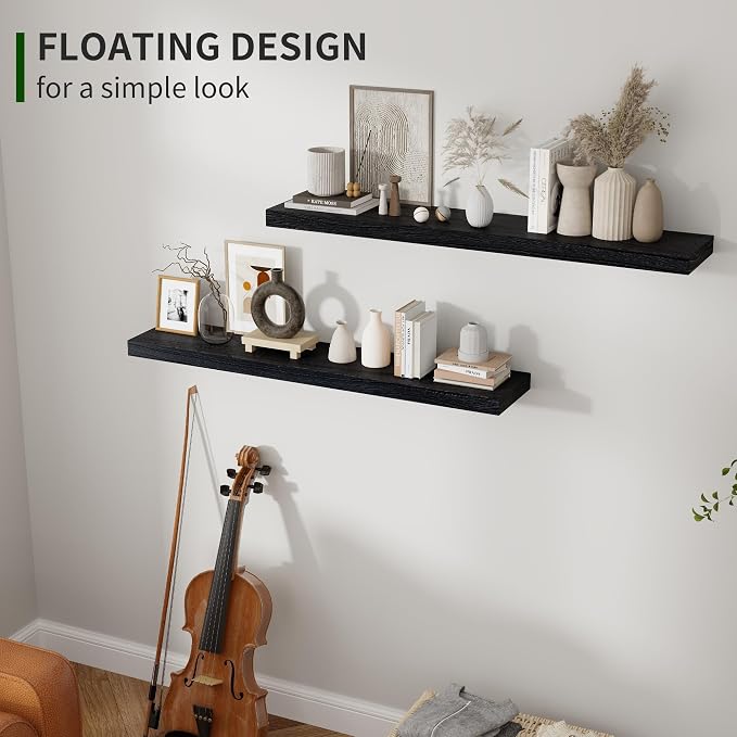 Marsmiles Wood Floating Shelves - Image 2