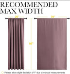 NICETOWN 2 Panels Blackout Curtains, Rod Pocket Thermal Insulated Drapess - Image 6