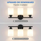 Unicozin 3 Light Bathroom Light Fixtures, Modern Vanity Lights - Image 4