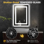 Hivone 28X20 LED Bathroom Mirror - Image 7