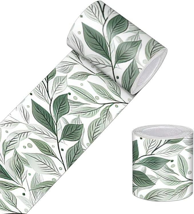 HOMETITUTE Wallpaper Border 4x196 Inch Peel and Stick PVC Wall Border Wallpaper by HOMETITUTE