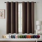 MIULEE Blackout Curtains for Bedroom Living Room 2 Panels, Thermal Insulated by MIULEE