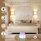 Battery Operated Wall Sconce Set of Two: 10000mAh Wireless Wall Light - Image 2