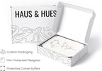 HAUS AND HUES Grey Floral Wall Art - Image 4