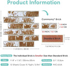 Commomy 3D Peel and Stick Brick Backsplash - Image 5