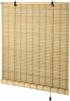 Bamboo Blinds for Interior Windows, Custom Roller Shades for Indoor Window and by BAYUE
