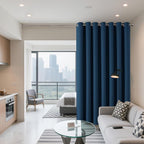 Joydeco Blackout Patio Sliding Door Curtains 84 Inches Long, Grommet Privacy - Image 2