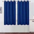 LEMOMO Royal Blue Blackout Curtains 66 x 63 Inch Length/Set of 2 Curtain by Lemomo