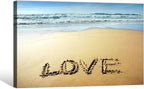 Goldfoilart Beach Canvas Wall Art - Image 9