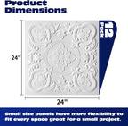 Art3dwallpanels 12 Pack Drop Ceiling Tiles, 24 x 24 Inch High Grade PVC 3D Wall - Image 2