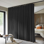 MaKefeile Room Divider Curtains Total Blackout Privacy Curtain Panel Room by Makefeileshade
