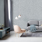 Cohoo Home Gray Peel and Stick Wallpaper Grey Silk Contact Paper - Image 5