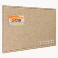 Bulletin Board, 24 x 18 inches Decorative Felt Pin Board, Cork Board Alternative by Lightomorrow