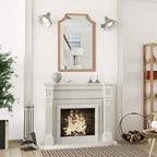WallBeyond Scalloped Wood Mirror - Image 7
