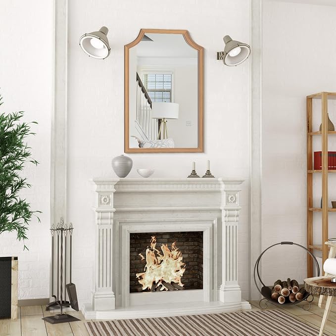 WallBeyond Scalloped Wood Mirror - Image 7