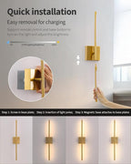 KDG Cordless Wall Sconces with Remote Control, Wireless 5200mAh Rechargeable - Image 4