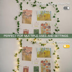 suddus Vine with Fairy Lights Battery Operated, 13.1ft 40 LED Pothos String - Image 5