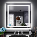 LOAAO 32"X32" LED Bathroom Mirror by LOAAO