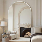 Dewfig Arched Full Length Mirror, Oversized Full Body Mirrors by YourSpacePerfectlyReflected