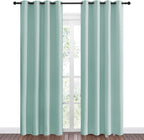 NICETOWN Aqua Blue Blackout Curtains 86" Long - Image 2