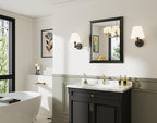 Briivue 24x30 Inch Black Bathroom Mirror - Image 9