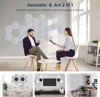 12 Pack Hexagon Acoustic Panels, Self-Adhesive Acoustic Wall Panels - Image 5
