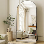XRAMFY 78"x38" Arched Full Length Mirror Floor Mirrors - Image 3