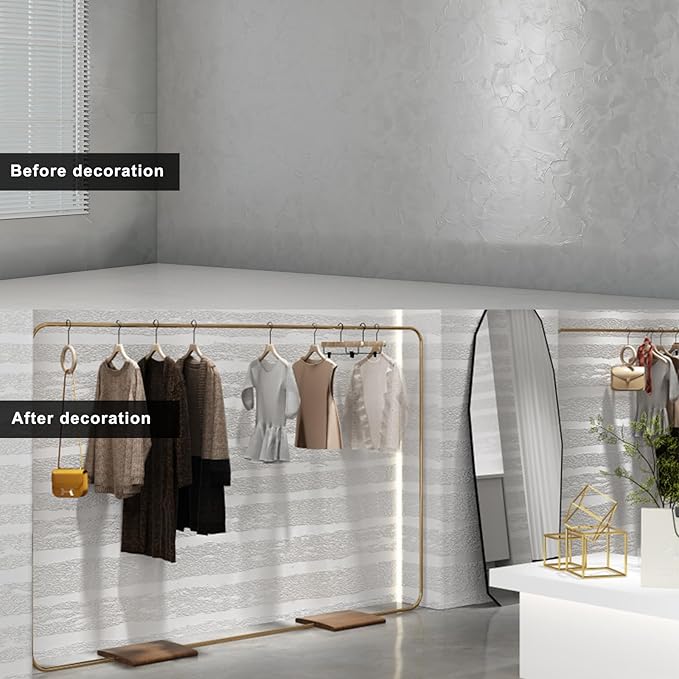 3D Wall Panels Peel and Stick – 23.82"x110" PVC Faux Texture, Self Adhesive - Image 3