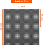 WALMANN 4 PCS 16" x 16" Metal Pegboard Panels - Image 3
