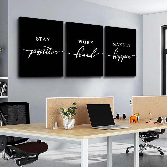 Work Hard Canvas Wall Art - Image 2