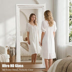 Full Length Mirror 71"x30", Large Solid Wood Frame Floor Mirror, Leaning Floor - Image 6