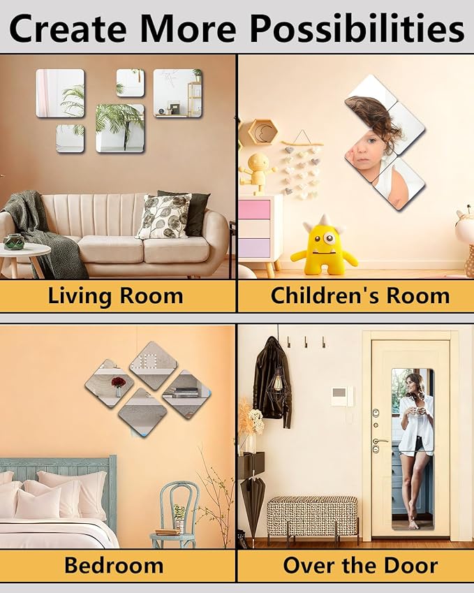 Shatterproof Wall Mirror Full Length - Image 4