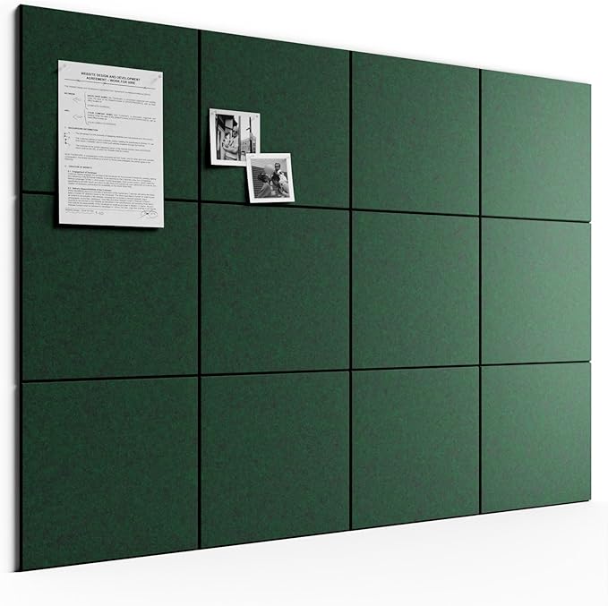 Bumusty Large Cork Board 48" x 36" Alternative by BUMUSTY