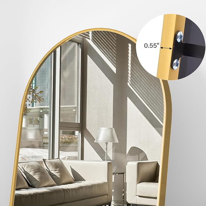 Full Length Mirror, Wall Mirrors Freestanding - Image 5