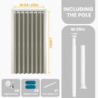 AJAZZ Blackout Accordion Doors Interior - Image 2