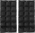 ZOENHOU 2 Pack Total 36 Roomy Pockets Vertical Garden Planter, Wall-Hanging by ZOENHOUDIRECT