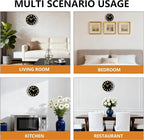 Wall Clock, 8inch Modern Silent Non-Ticking Wall Clocks Battery Operated - Image 8