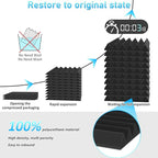 JBER 24 Pack Sound Proof Acoustic Foam Panels - Image 3