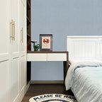 Blue Grasscloth Peel and Stick Wallpaper A Set of 23.6" X 480" Self-Adhesive - Image 3