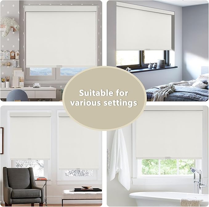 SUNOFF Cordless Blackout Roller Shades Blinds - Image 6