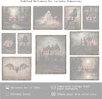 Vodefoad 10Pcs Halloween Wall Art Prints Dark and Moody Halloween Print Set - Image 2