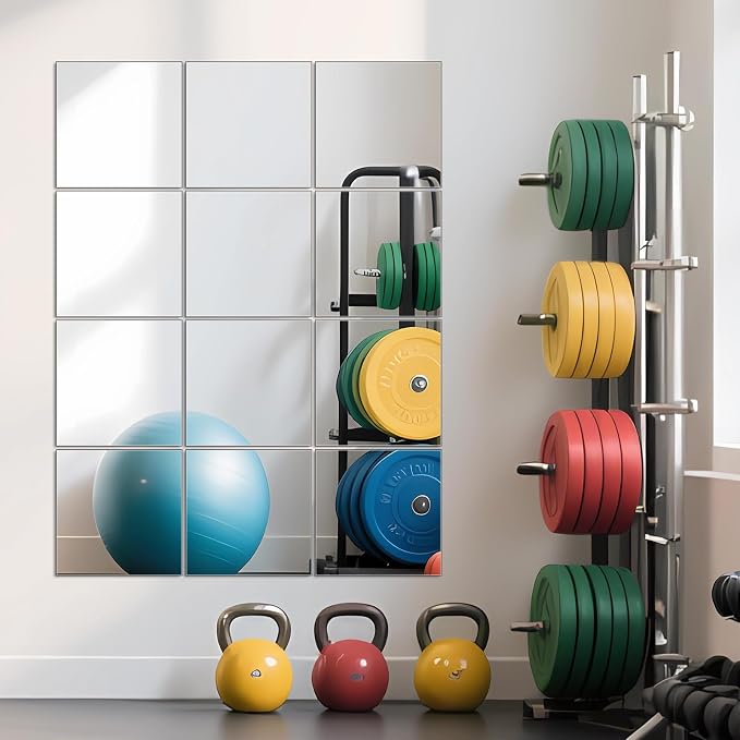 Ruomeng Home Gym Mirror Tiles - Image 2