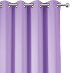 LEMOMO Lilac Blackout Curtains 52 x 84 inch/Lavender Curtains Set of 2 - Image 6