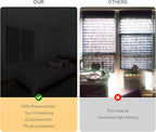 Window Blinds Cordless Blackout No Drill Cut to Size Clip On Stick On Self - Image 4